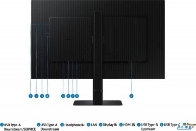 Монитор Samsung 27" Ls27d804uaixci  8.6 кг ЖК