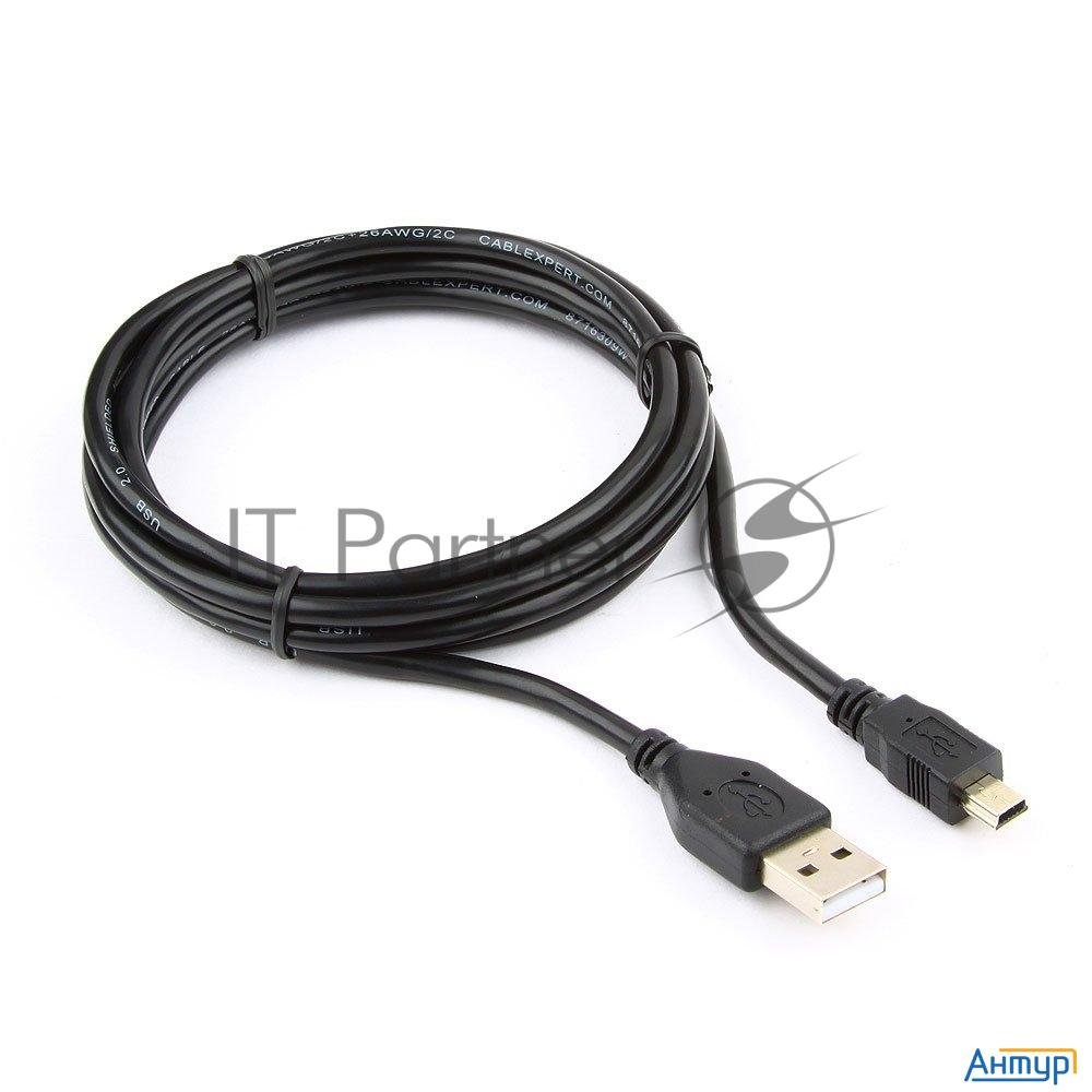 Кабель Gembird Pro Ccp-usb2-am5p-6 Usb 2.0 кабель для соед. 1.8м  А-minib (5 Pin)  позол.конт., паке
