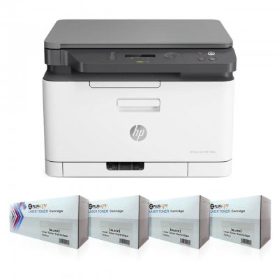МФУ лазерный Hp Color 178nw  4zb96a  A4 Wifi белый/серый