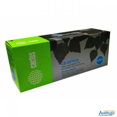 Cactus Cs-ce741a Картридж лазерный голубой (7300стр.) для Hp Clj Cp5220/cp5221