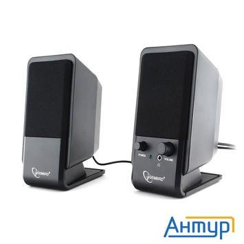 Gembird Spk-510, черный, 6 Вт, рег. громкости, разъём для наушников,usb-питание