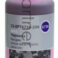 Чернила Cactus Cs-ept6736-250 светло-пурпурный 250мл для Epson L800/l810/l850/l1800