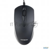 Гарнизон Мышь Gm-220, Usb, чип- Х, черный,1000 Dpi, 2кн.+колесо-кнопка
