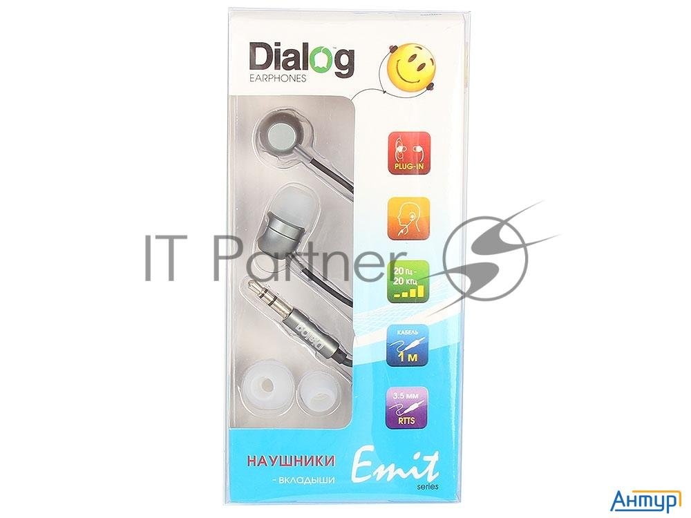 Наушники Ep-f57 Grey Dialog серая