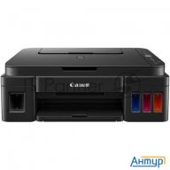 МФУ Canon Pixma G2410(аналог 2411), 4-цветный струйный СНПЧ принтер/сканер/копир, A4, 8.8 (5 цв) изо