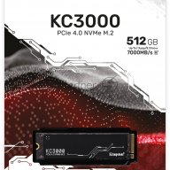 Накопитель Ssd M.2 Kingston 512gb Kc3000 Series <skc3000s/512g> (pci-e 4.0 X4, Up To 7000/3900mbs, 9