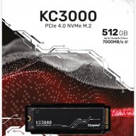 Накопитель Ssd M.2 Kingston 512gb Kc3000 Series <skc3000s/512g> (pci-e 4.0 X4, Up To 7000/3900mbs, 9