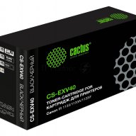 Картридж лазерный Cactus Cs-exv40 черный (6000стр.) для Canon Ir 1133/1133a/1133if
