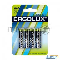 Элемент питания алкалиновый Lr03 Bl-4 Lr03 Bl-4 1.5В Alkaline (блист.4шт) Ergolux 11744