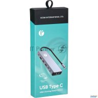 Usb концентратор Typec -->(2hdmi+dp)4k*60hz+3usb3.0+tc+usb2.0+rj45+sd+tf+pd+audio+tcадаптер