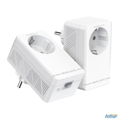 Mercusys Mp500p Kit Av1000 Комплект гигабитных Powerline-адаптеров со встроенной розеткой