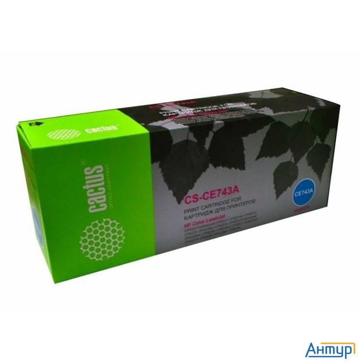 Cactus Cs-ce743a Картридж лазерный пурпурный (7300стр.) для Hp Lj Cp5220/cp5221/cp5223/cp5225