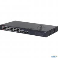 Коммутатор Dahua Dh-cs4226-24et-240 (l2) 24x100Мбит/с 2x1Гбит/с 2xКомбо(1000base-t/sfp) 240w управля