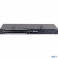 Коммутатор Dahua Dh-cs4226-24et-240 (l2) 24x100Мбит/с 2x1Гбит/с 2xКомбо(1000base-t/sfp) 240w управля
