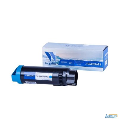 Nv Print 106r03693  Картридж для Xerox Phaser 6510n/workcentre 6515 (4300стр.) голубой