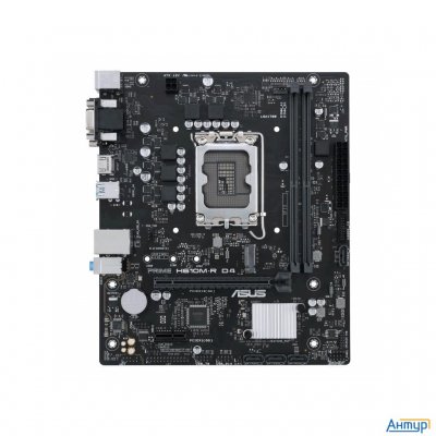 Asus Prime H610m-r D4-si {socket Lga1700, Intel H610, 1 слот 16x Pci-e, Displayport, Hdmi, 2x Ddr4}