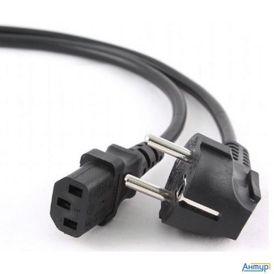 Cablexpert Кабель питания 3м, Schuko- C13, 3х1кв.мм, черный, с заземлением, пакет (pc-186-1-3m)