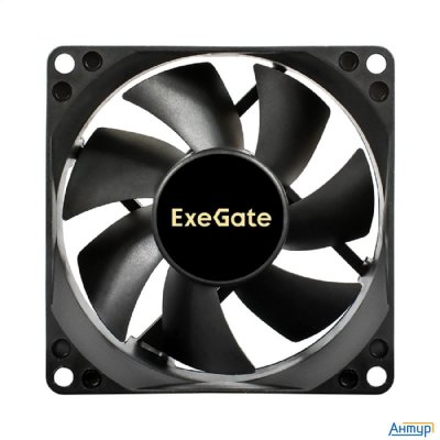 Exegate Ex297043rus Вентилятор 12В Dc Exegate Extrasilent Es08025s3p (80x80x25 мм, Sleeve Bearing (п