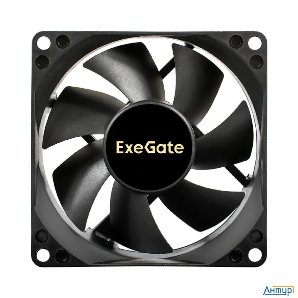 Exegate Ex297043rus Вентилятор 12В Dc Exegate Extrasilent Es08025s3p (80x80x25 мм, Sleeve Bearing (п