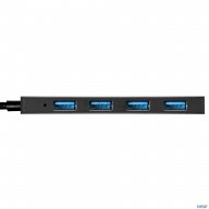 Usb-Хаб (концентратор) 4-в-1 Exegate Dub-4cp/3 (кабель-адаптер Usb Type C --> 4xusb3.0, Plug&play, ч