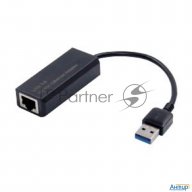 Кабель адаптер Exegate Ex283722rus Exe 735 Usb3.0     Utp 1000mbps Ax88179
