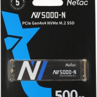 Накопитель Ssd Netac M.2 2280 Nv5000-n Nvme Pcie 500gb Nt01nv5000n-500-e4x
