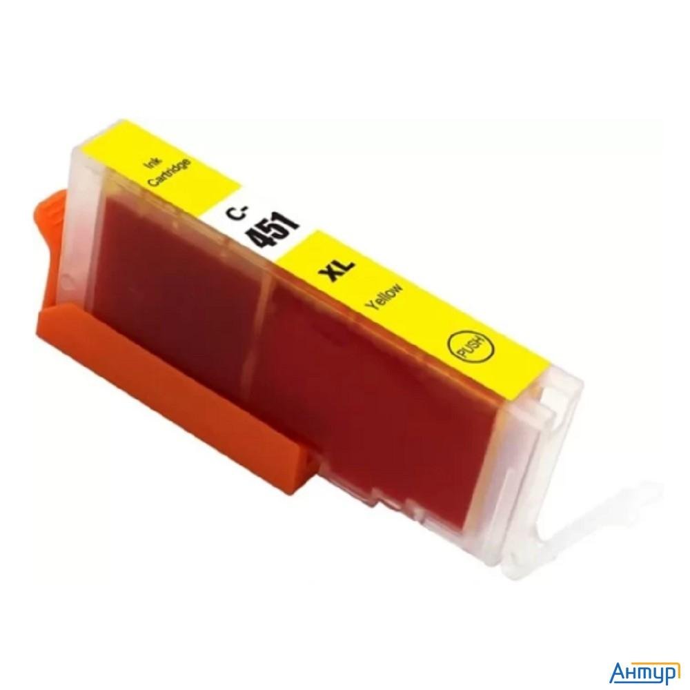 Струйный картридж Nv Print Cli-451xl (nv-6475b001) Yellow для Canon Pixma Ip7240/mg6340/mg5440 (12 м