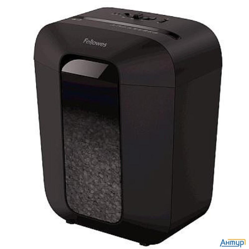Fellowes Шредер Powershred Lx41 Fs-43007(01) {din P-4,  4х12мм, 8 лст., 17 лтр.,  уничт.: скрепки,ск