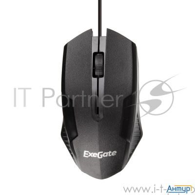 Мышь Exegate Sh-9025  <black, Optical,  3btn/scroll, 1000dpi, Usb>, Color Box