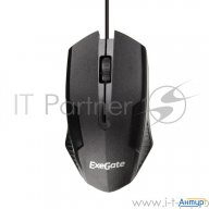Мышь Exegate Sh-9025  <black, Optical,  3btn/scroll, 1000dpi, Usb>, Color Box