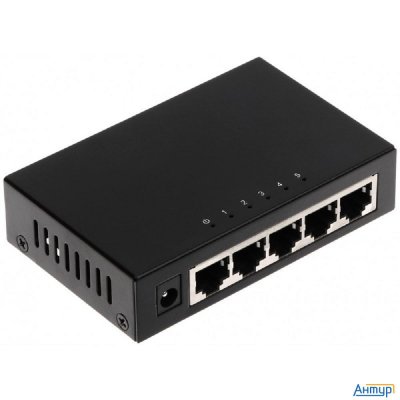 Dahua Dh-pfs3005-5gt 5-портовый гигабитный неуправляемый коммутатор, 5xrj45 1gb, коммутация 10 Гбит/