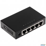Dahua Dh-pfs3005-5gt 5-портовый гигабитный неуправляемый коммутатор, 5xrj45 1gb, коммутация 10 Гбит/