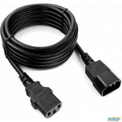 Cablexpert Кабель питания сист.блок-монитор 3м, C13-c14, 3х1кв.мм., черный, с зазем. (pc-189-1-3m)
