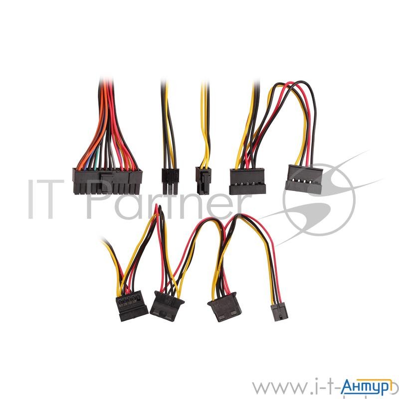 Блок питания 650w Exegate Un650, Atx, 12cm Fan, 24p+(4+4)p, 6/8p Pci-e, 4*sata, 2*ide, Fdd