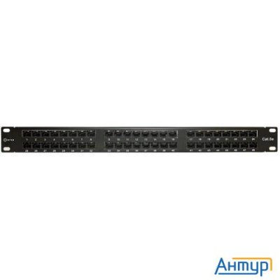 5bites Ppu55-06 Патч-панель Utp / 5e / 48p / Krone / 110 / Dual Idc / 1u / 19"
