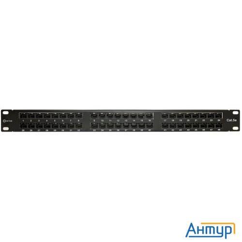 5bites Ppu55-06 Патч-панель Utp / 5e / 48p / Krone / 110 / Dual Idc / 1u / 19"