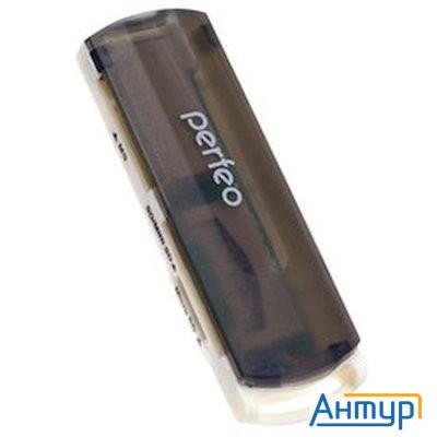 Perfeo Card Reader Sd/mmc+micro Sd+ms+m2, (pf-vi-r013 Black) чёрный (pf_4259)