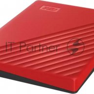 Жесткий диск Wd Original Usb 3.0 2tb Wdbyvg0020brd-wesn My Passport 2.5" красный