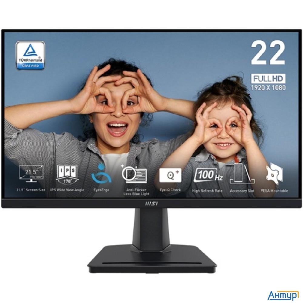 Msi Pro 21.5" Mp225 Black {ips 1920x1080 100hz 1ms 178/178 250cd 1000:1 D-sub+hdmi}