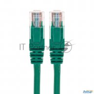 Патч-корд U/utp, Cat 5e, Rj45-rj45, 26awg, Zh нг(А)-hf, зеленый, 3м  Rexant
