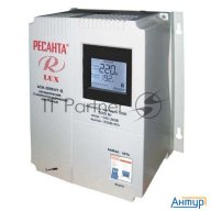 Стабилизаторы напряжения Ресанта АСН-5 000 Н/1-Ц 63/6/16 Стабилизатор Lux {220В±8%, Габариты 260х155