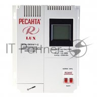Стабилизаторы напряжения Ресанта АСН-5 000 Н/1-Ц 63/6/16 Стабилизатор Lux {220В±8%, Габариты 260х155