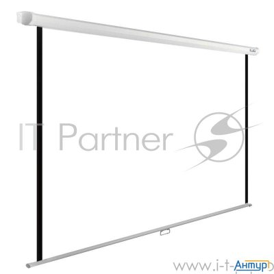 Экран Cactus 200x200см Wallexpert Cs-pswe-200x200-wt 1:1 настенно-потолочный рулонный