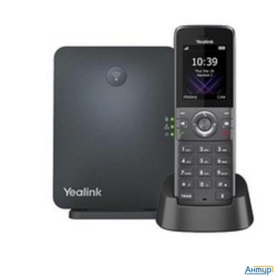 Yealink W73p Dect-трубка (база W70b + трубка W73h) до 10 Sip - аккаунтов, до 10 трубок на базу, до 2