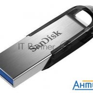 Флеш Диск Sandisk 32gb Cruzer Ultra Flair Sdcz73-032g-g46 Usb3.0 серебристый/черный