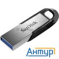 Флеш Диск Sandisk 32gb Cruzer Ultra Flair Sdcz73-032g-g46 Usb3.0 серебристый/черный