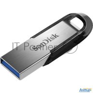 Флеш Диск Sandisk 32gb Cruzer Ultra Flair Sdcz73-032g-g46 Usb3.0 серебристый/черный