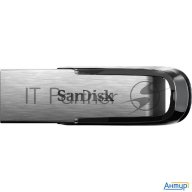 Флеш Диск Sandisk 32gb Cruzer Ultra Flair Sdcz73-032g-g46 Usb3.0 серебристый/черный
