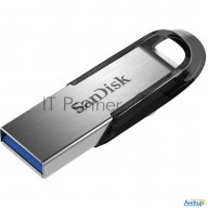 Флеш Диск Sandisk 32gb Cruzer Ultra Flair Sdcz73-032g-g46 Usb3.0 серебристый/черный