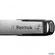 Флеш Диск Sandisk 32gb Cruzer Ultra Flair Sdcz73-032g-g46 Usb3.0 серебристый/черный